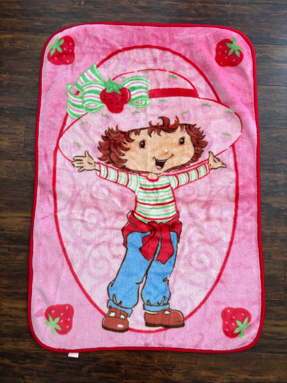 Vintage ‘05 Strawberry Shortcake Plush Throw